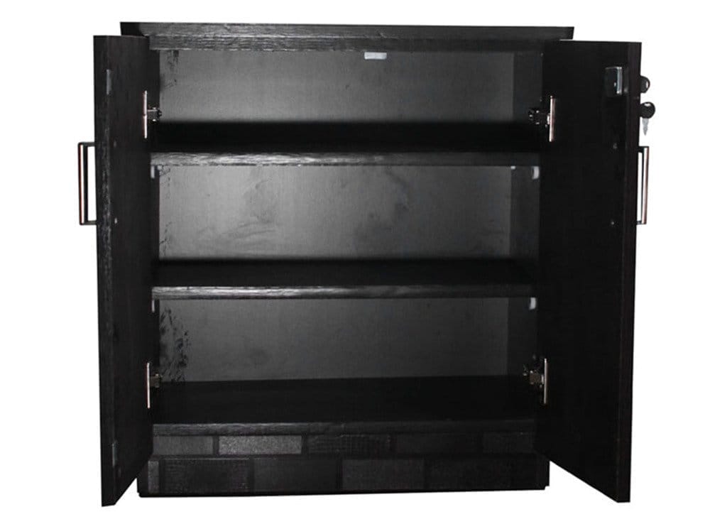 Brick Textured 2 Door Shoe Rack