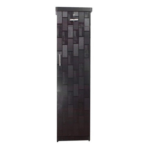 Brick Textured Single Door Cabinet