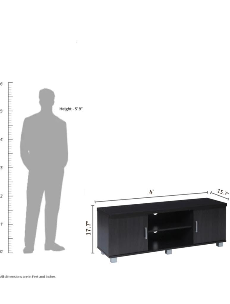 CASPIAN Furniture Tv Unit for Living Room || Tv Unit || Cabinet || Size in Inches (17.7x48x15.7)