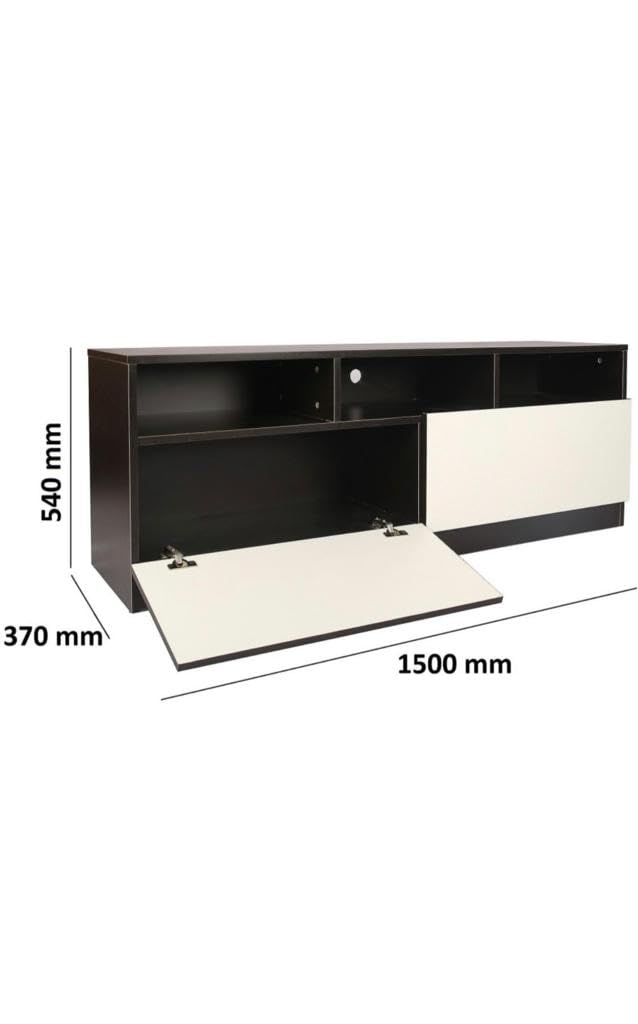 CASPIAN Furniture Tv Unit for Living Room || Tv Unit || Cabinet || Size in Inches (59x21x14)