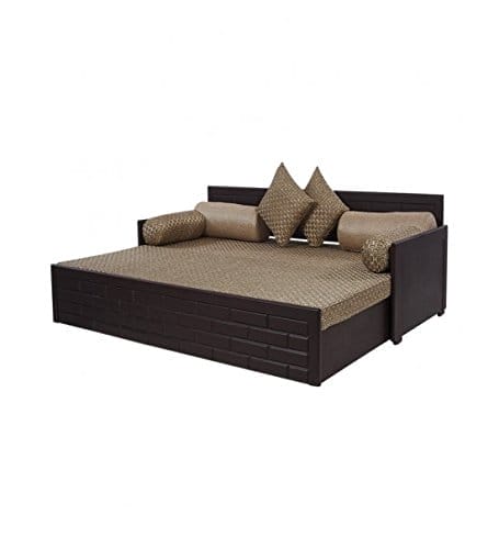 Brick Textured Sofa Cum Bed