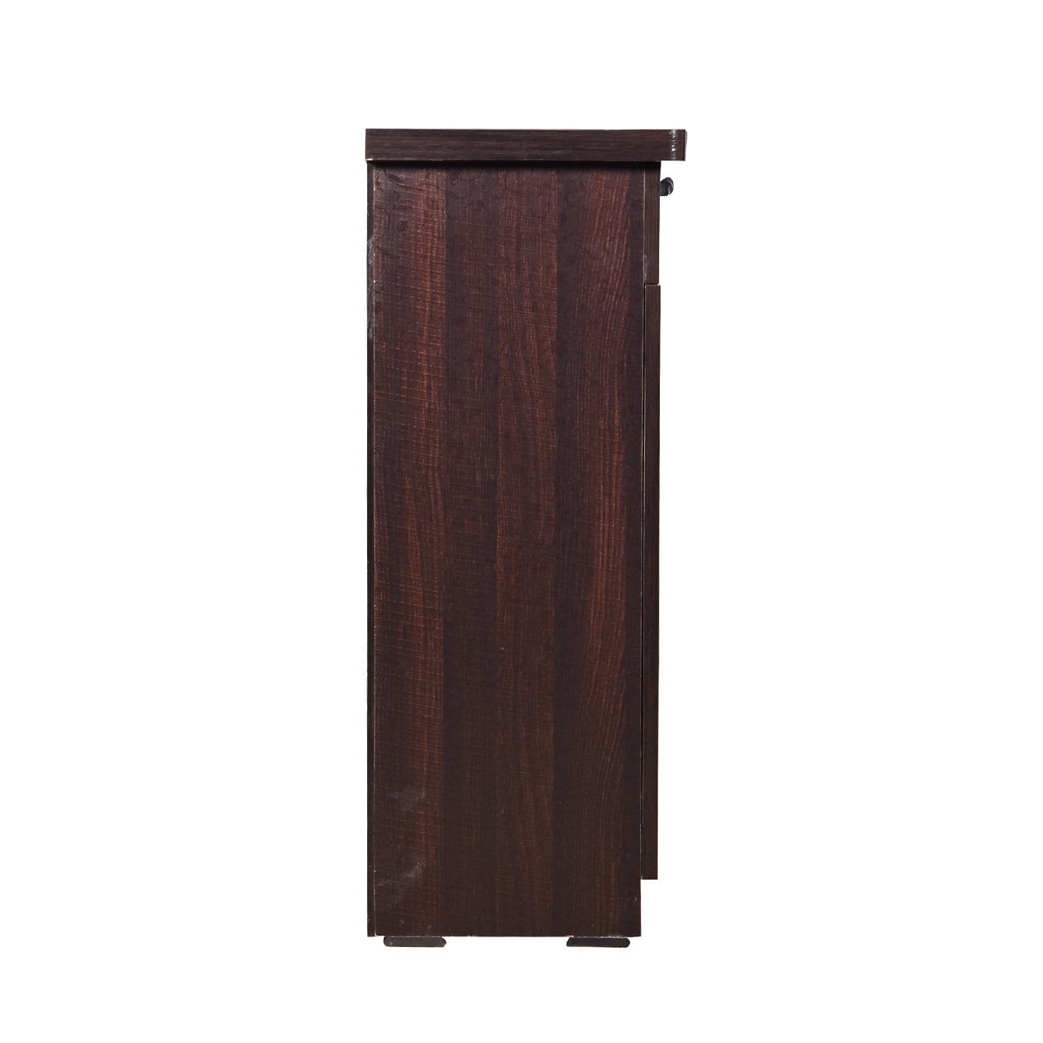 Leaf and Flower Textured Single Door Shoe Rack