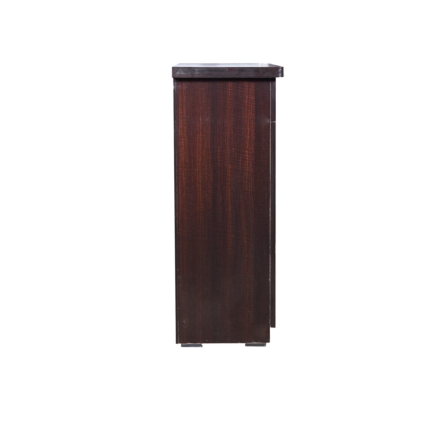 Wooden Furnish Leaf Textured 2 Door Shoe Cabinet