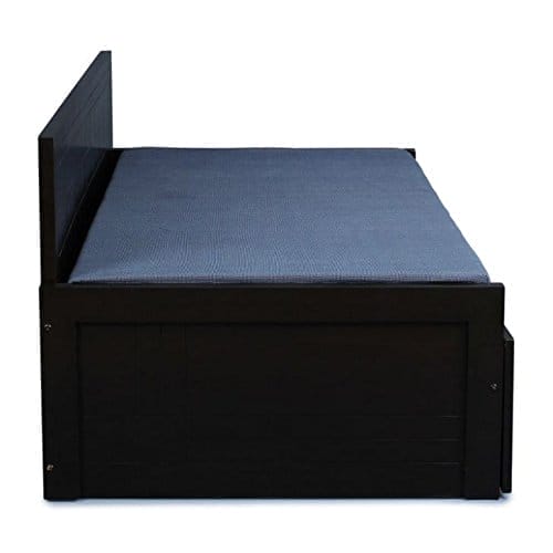 Square Textured Sofa Cum Bed (Blue)