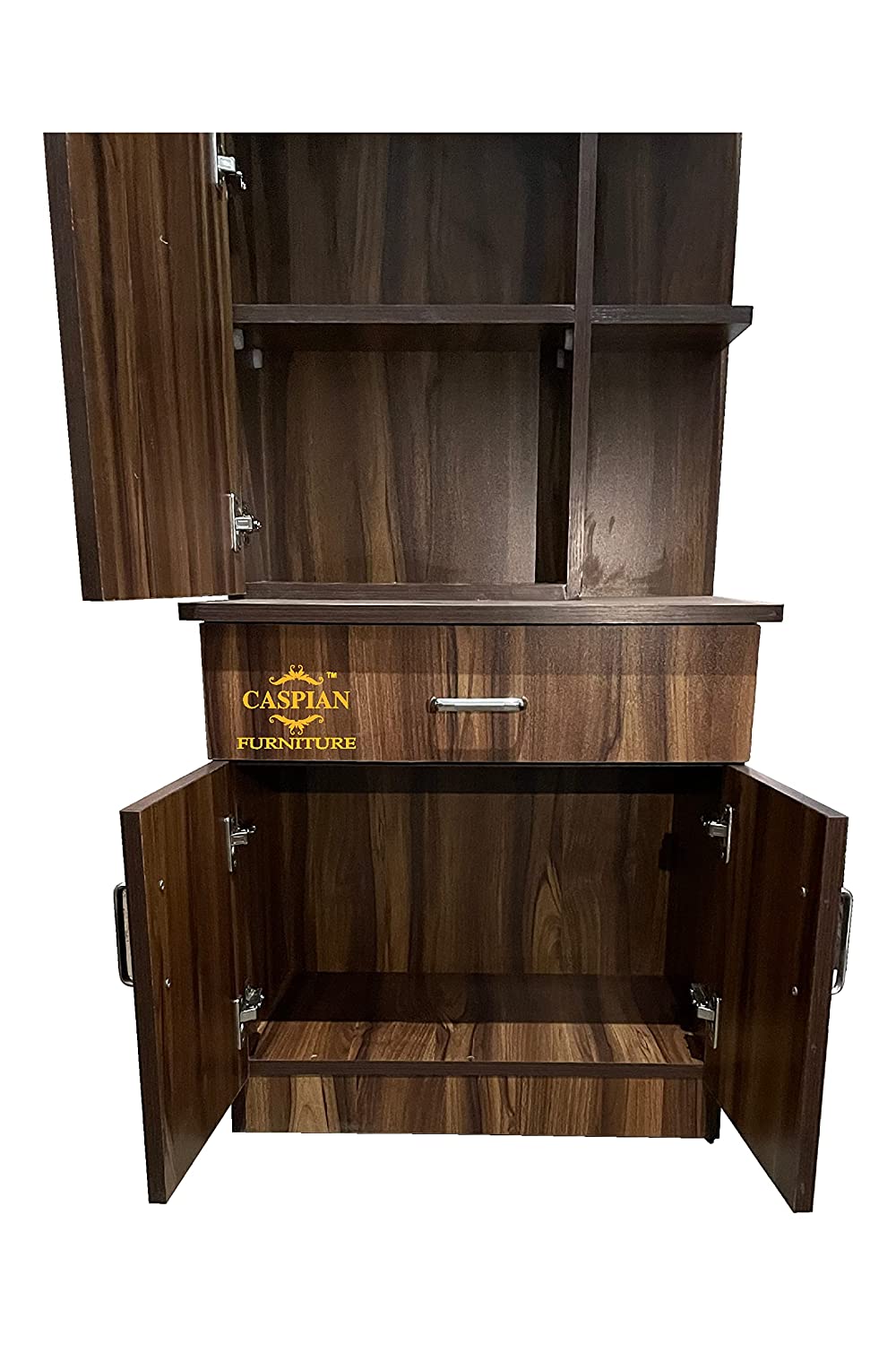 Dressing Table with Storage for Bedroom | Storage Cabinet with Drawer and Mirror | Storage Shelf