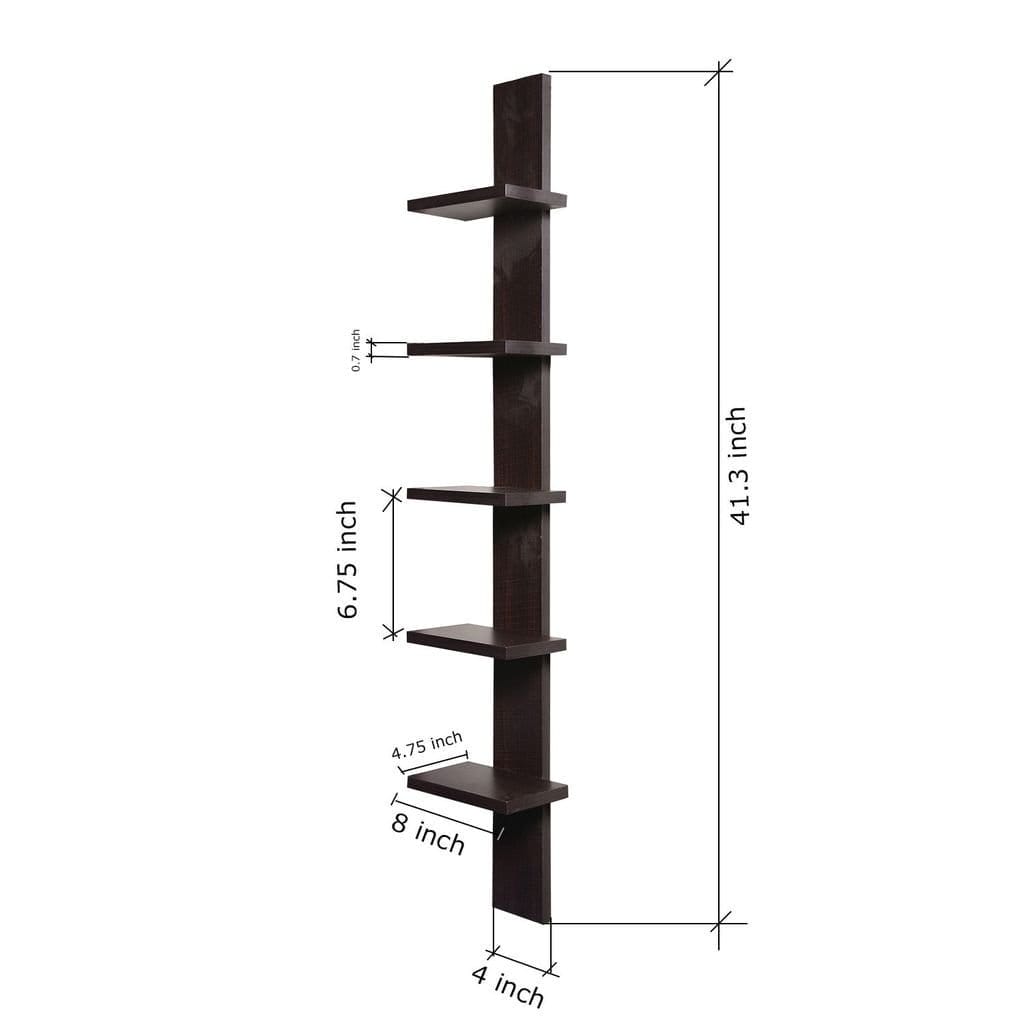Ladder Styled Floating Wall Shelves