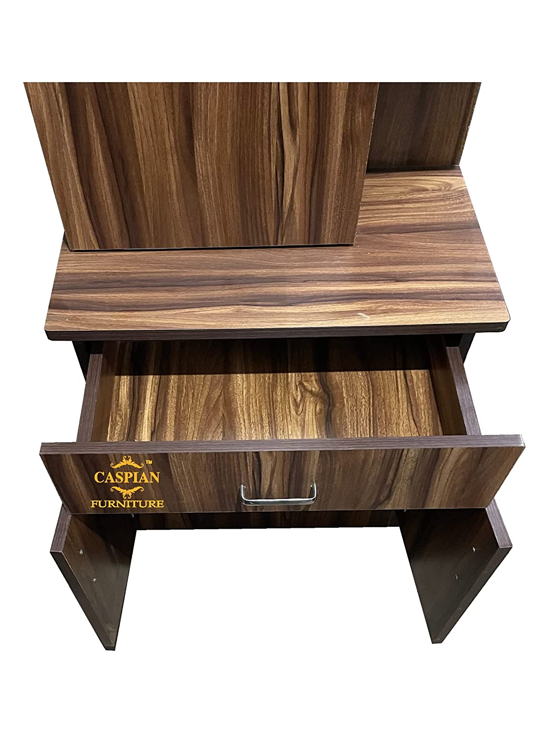 Dressing Table with Storage for Bedroom | Storage Cabinet with Drawer and Mirror | Storage Shelf