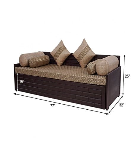 Brick Textured Sofa Cum Bed