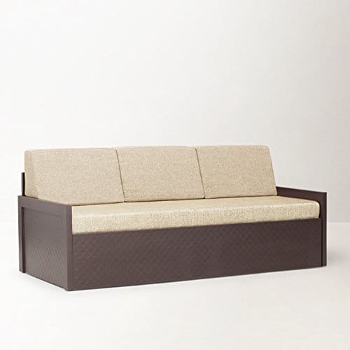 Cube Textured Sofa Cum Bed
