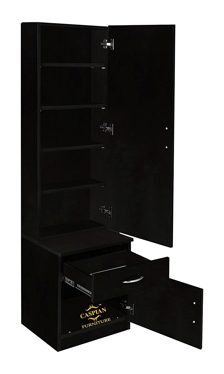 Dressing Table with 4 Shelves and 1 Drawer || Make up Table|| Organizer for Room Engineered Wood Dressing Table