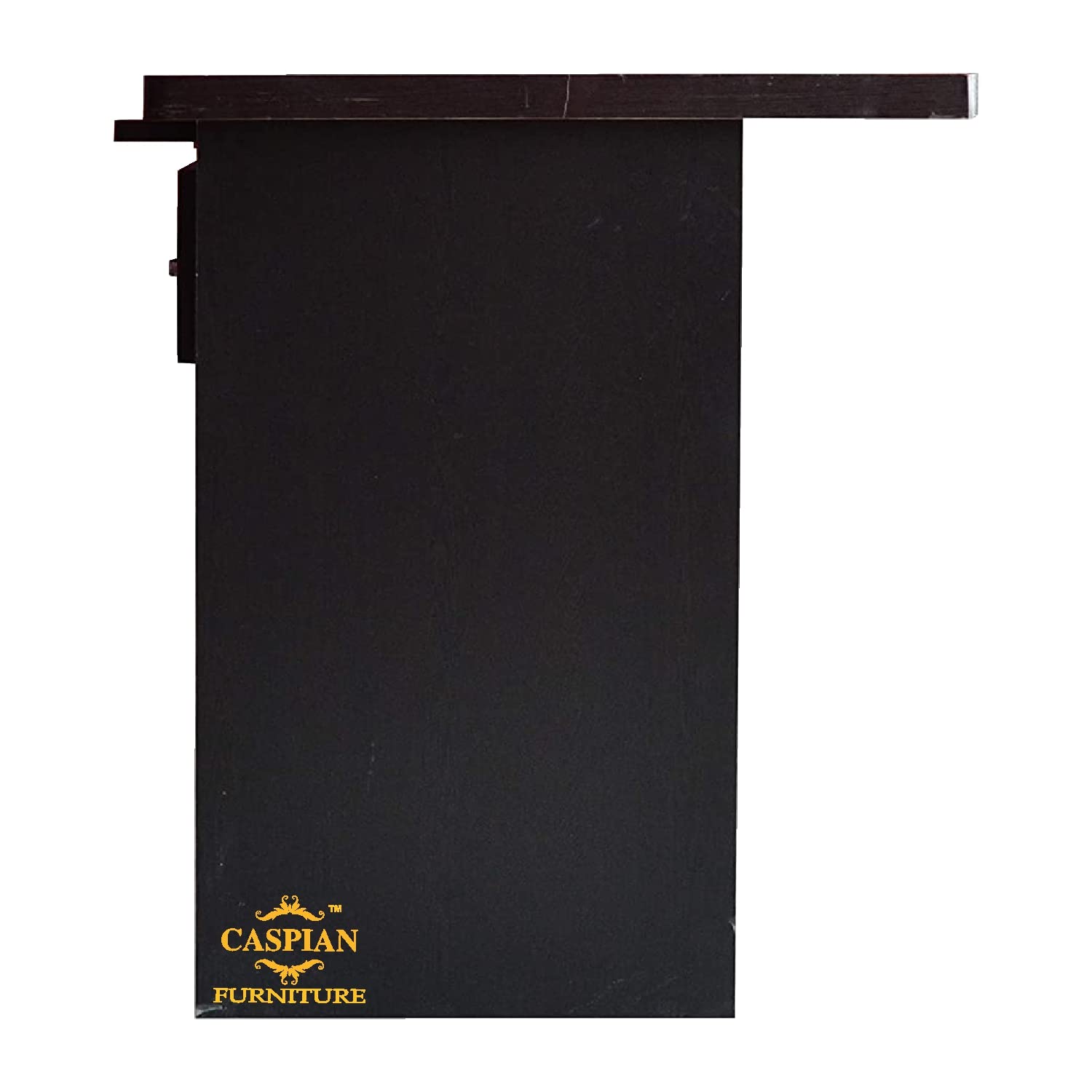 Home & Office Table/Study Table in Brick Texture with Drawer and Shelves | Work from Home Table | Size 48 x 24 x 30 inches | 4 Feets Table