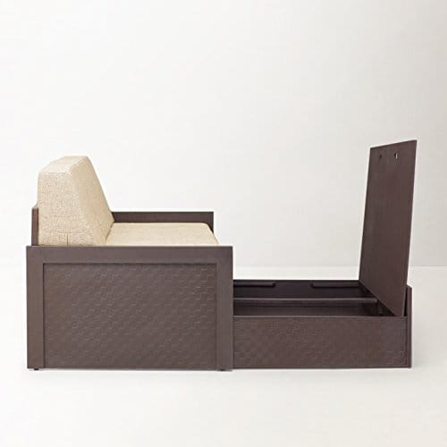 Cube Textured Sofa Cum Bed