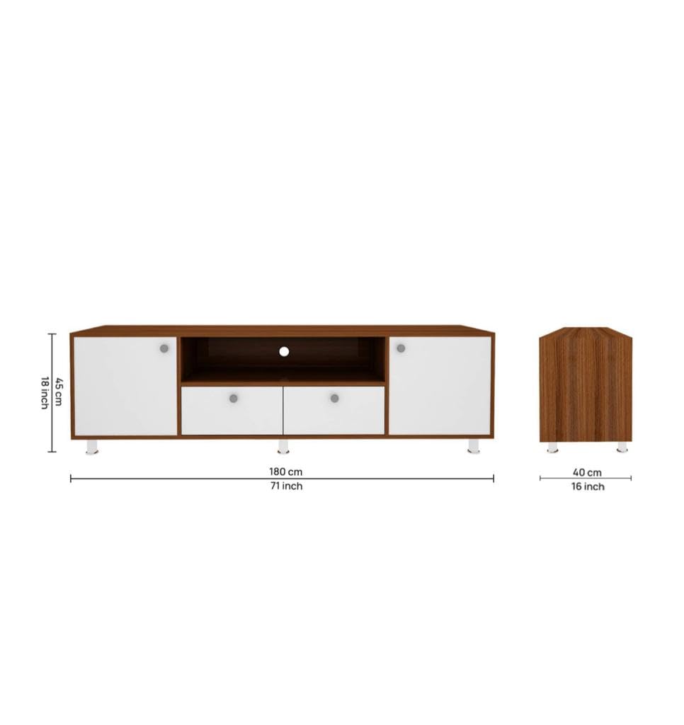 CASPIAN Furniture Tv Unit for Living Room || Tv Unit || Cabinet || Size in Inches (71x18x16)