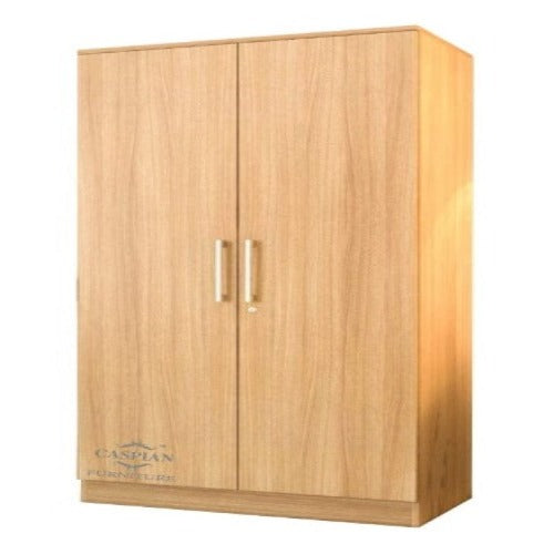 Rolex Light Colour 2 Door Wardrobe for Bedroom with 2 Drawers, 3 Shelves and Hanging Space for Clothes | Cupboard for Home