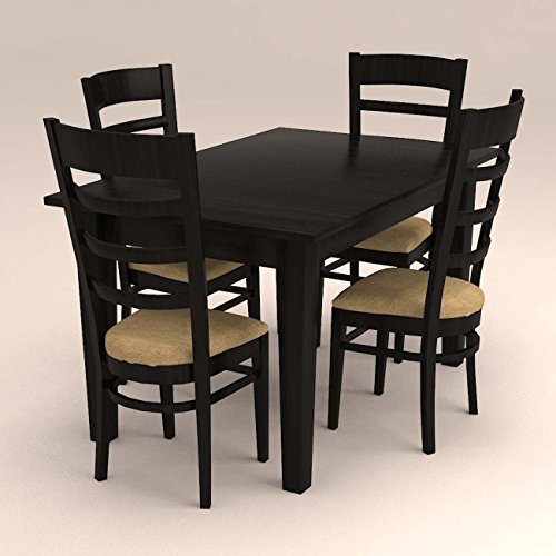 Contemporary Rectangular Table Top And 4 Seater Dinning Set.