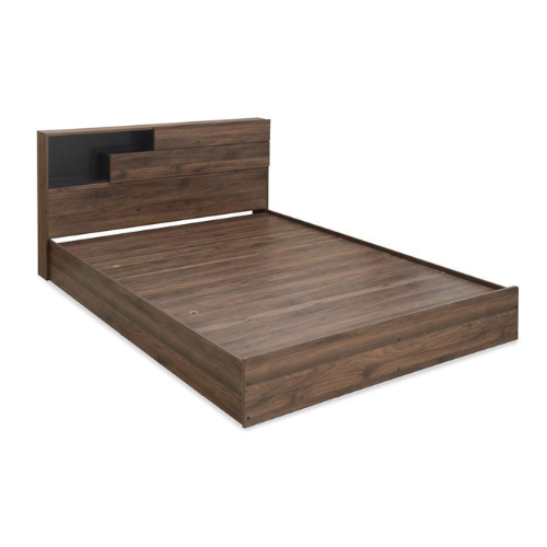 Engineered Wood Stylish Modern Style Queen Size Bed with Designer