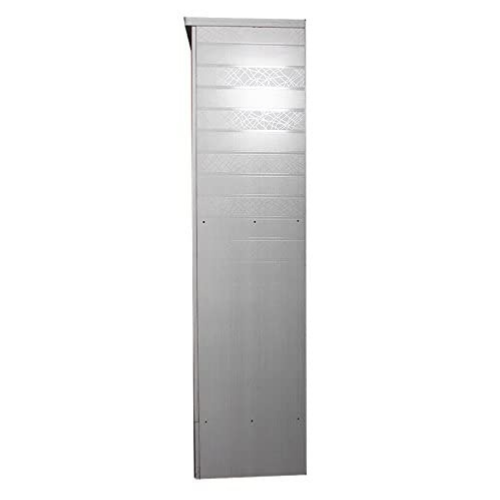 Hellen Pine Coloured 4 Door Wardrobe With Mirror, White
