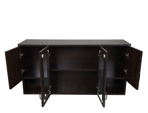 Royal Plum Wood Finish Kitchen Cabinet (Brown)