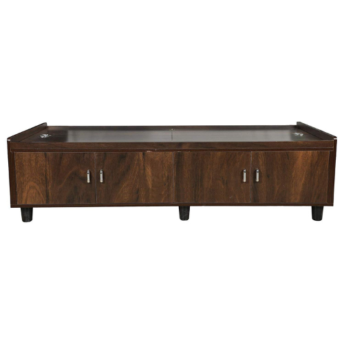 Caspian Furniture Single Bed/Diwan (Jungle Wood Finish , Brown)