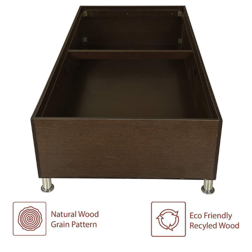 Single Bed Diwan/Sofa with Storage | Engineered Wooden Bed with Legs