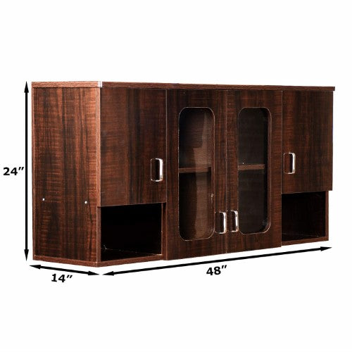 Kitchen Cabinet in Orchid Dark Wood Finish
