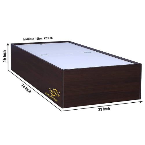 Engineered Wood Single Bed Cum Deewan with Box Storage (24 inch)