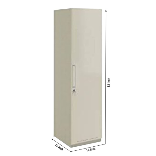 Large (7 feets ) Single Door Wardrobe / Cupboard with 5 Shelves and 6 Spacious compartments