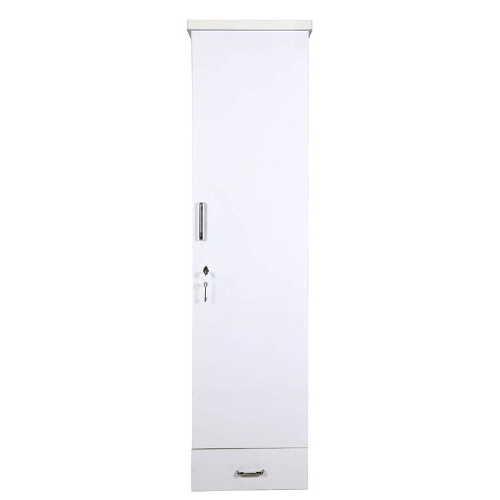 Super White Single Door Wardrobe
