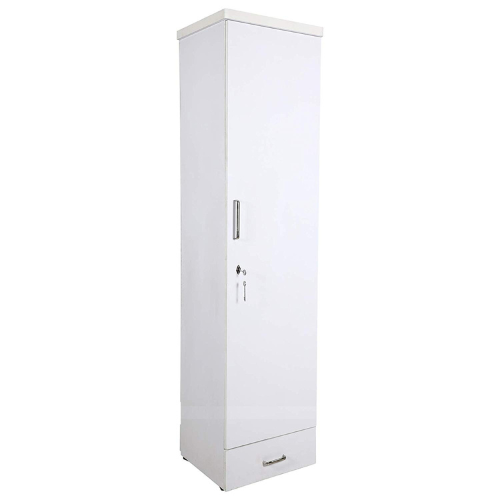 Super White Single Door Wardrobe