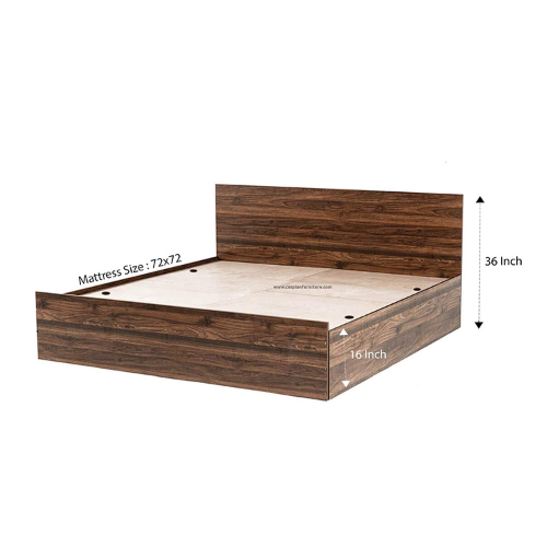 Engineered Wood Standard Style King Size Bed with Storage