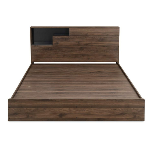 Engineered Wood Stylish Modern Style Queen Size Bed with Designer