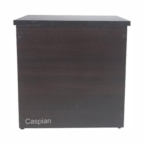 Engineered Wood Bedside Table with 2 Drawers in Coffee Brown Bedroom Furniture
