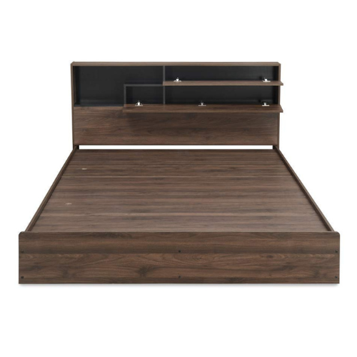 Engineered Wood Stylish Modern Style King Size Bed with Designer