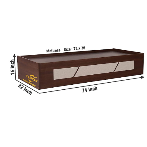 Engineered Wood Single Bed Cum Deewan || Wooden Box Bed