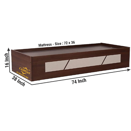 Engineered Wood Single Bed Cum Deewan || Wooden Box Bed