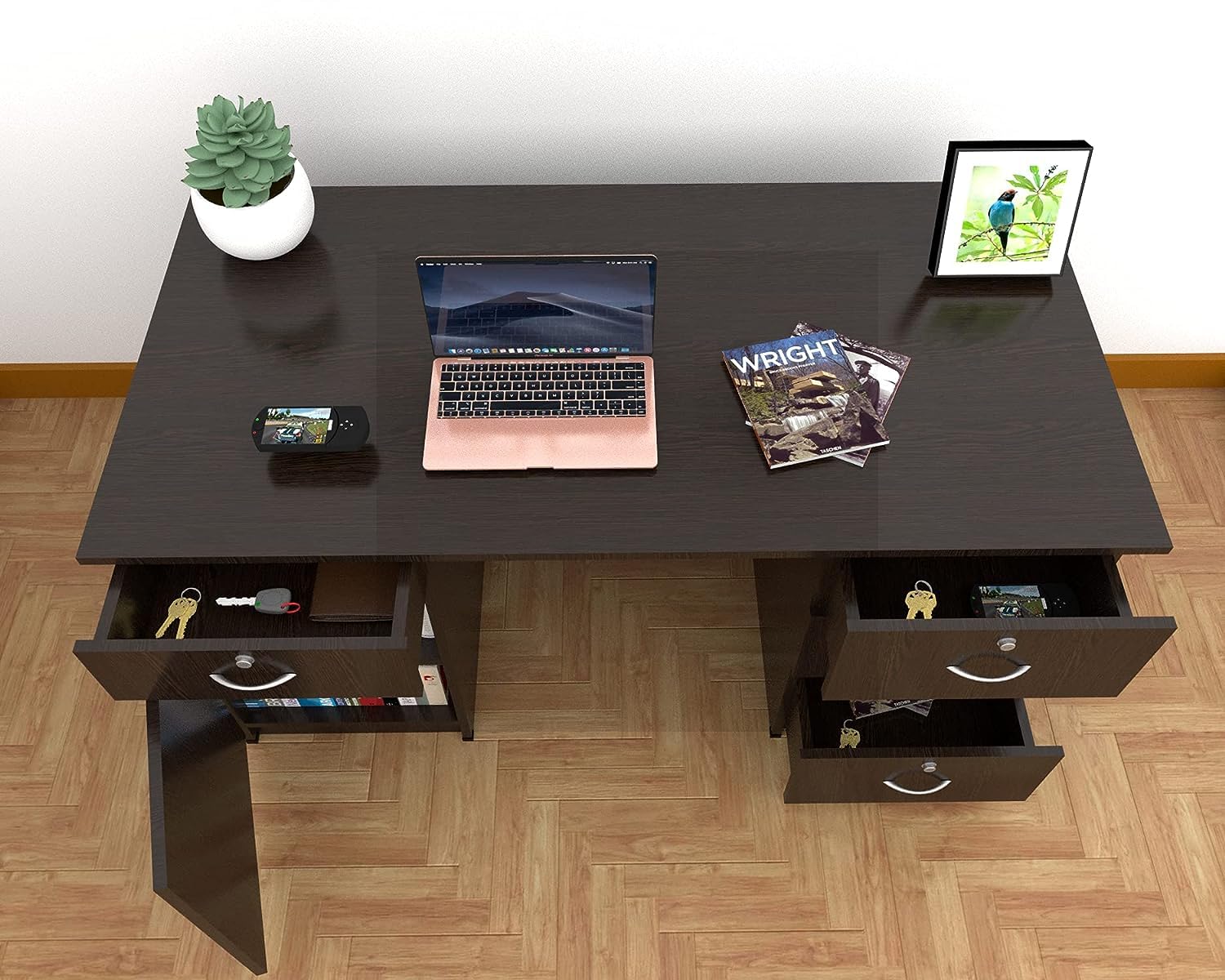 CASPIAN Furniture Office Table || Office Table || Study Table || Size in Inches (WDITH - 48, Depth 24, Height 30)