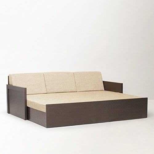 Cube Textured Sofa Cum Bed