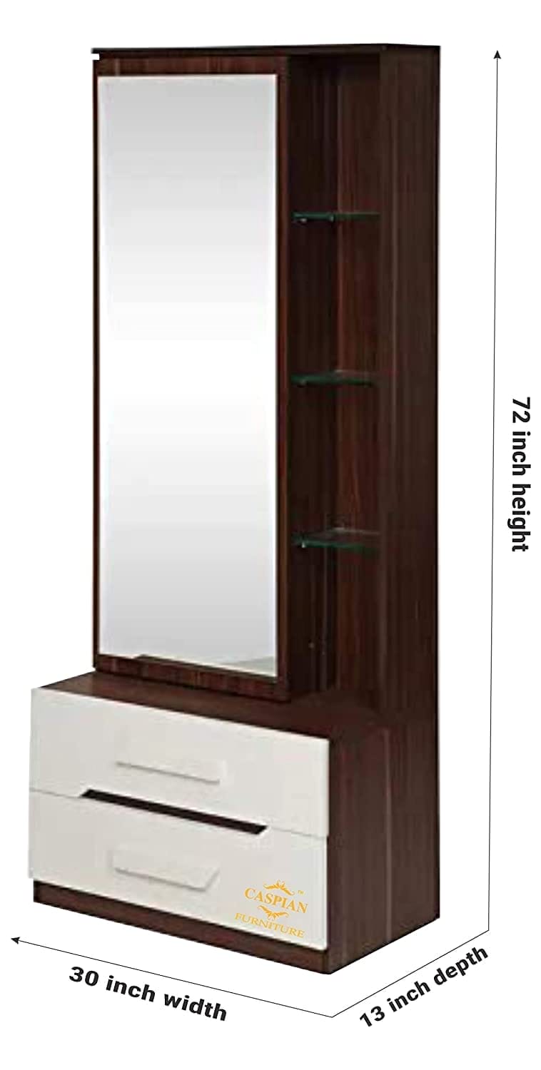Balaji Wooden Mango Wood Dressing Table with Mirror and Storage Vanity Table  for Bedroom Home (Teak Finish) : Amazon.in: Home & Kitchen