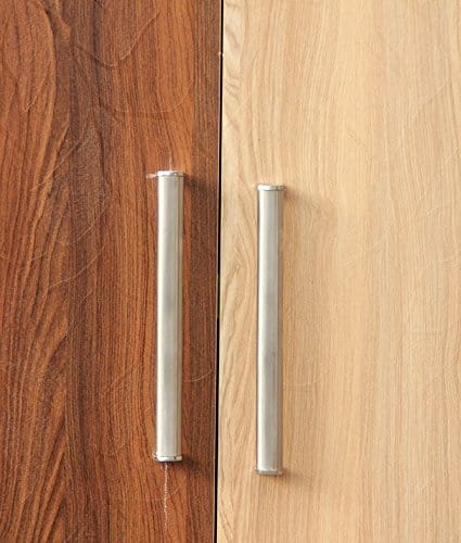 3 Door Wardrobe With Mirror(Material-Engineereed Wood,Color-Brown)