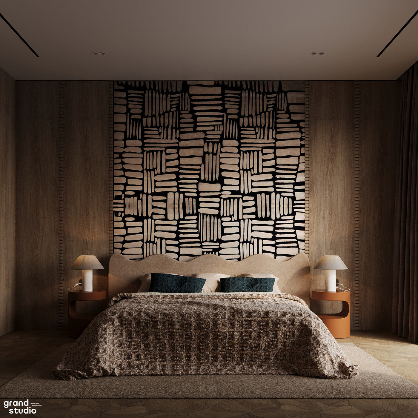 Elegant Queen Size Bed