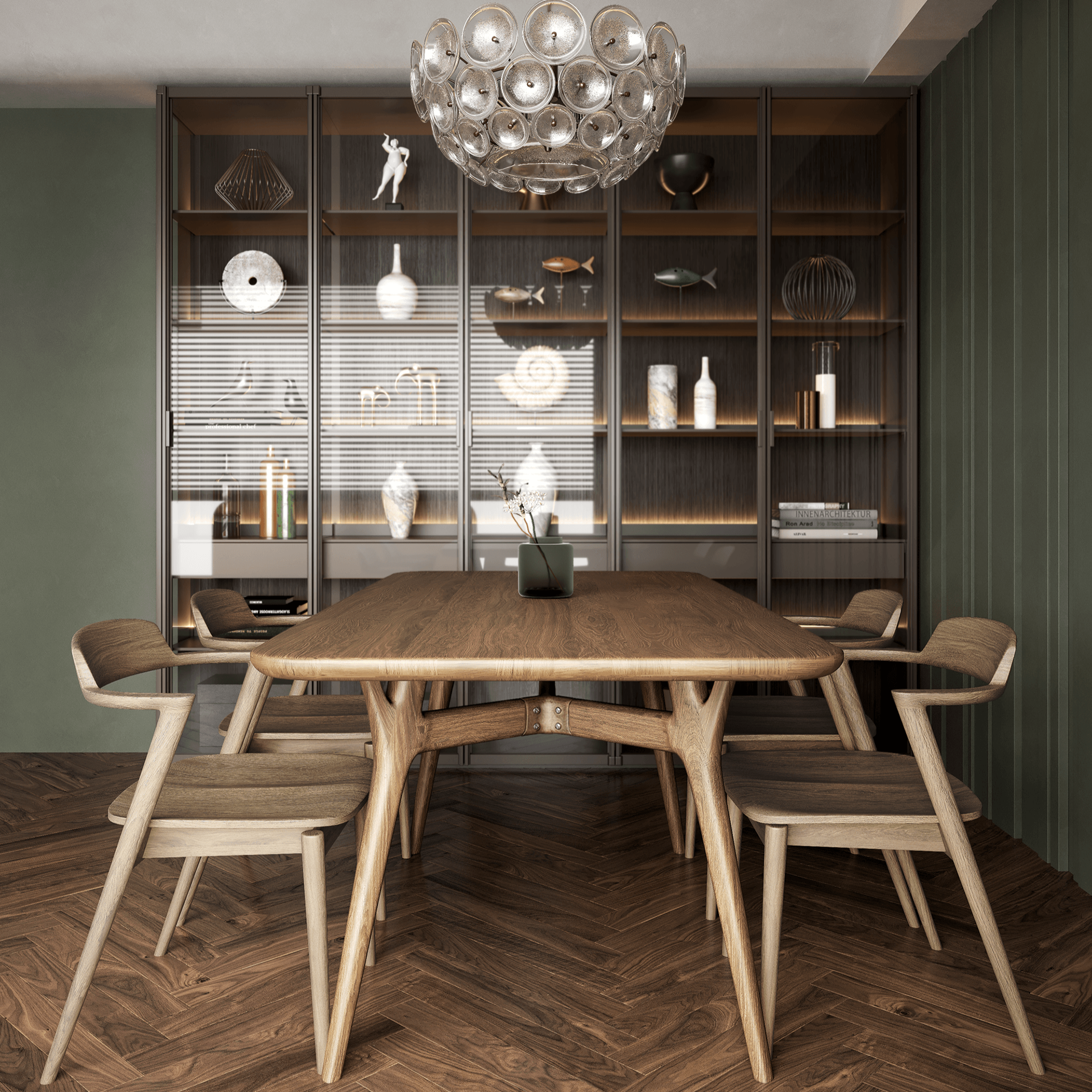 CASPIAN Modern 6 Seater Dining Table