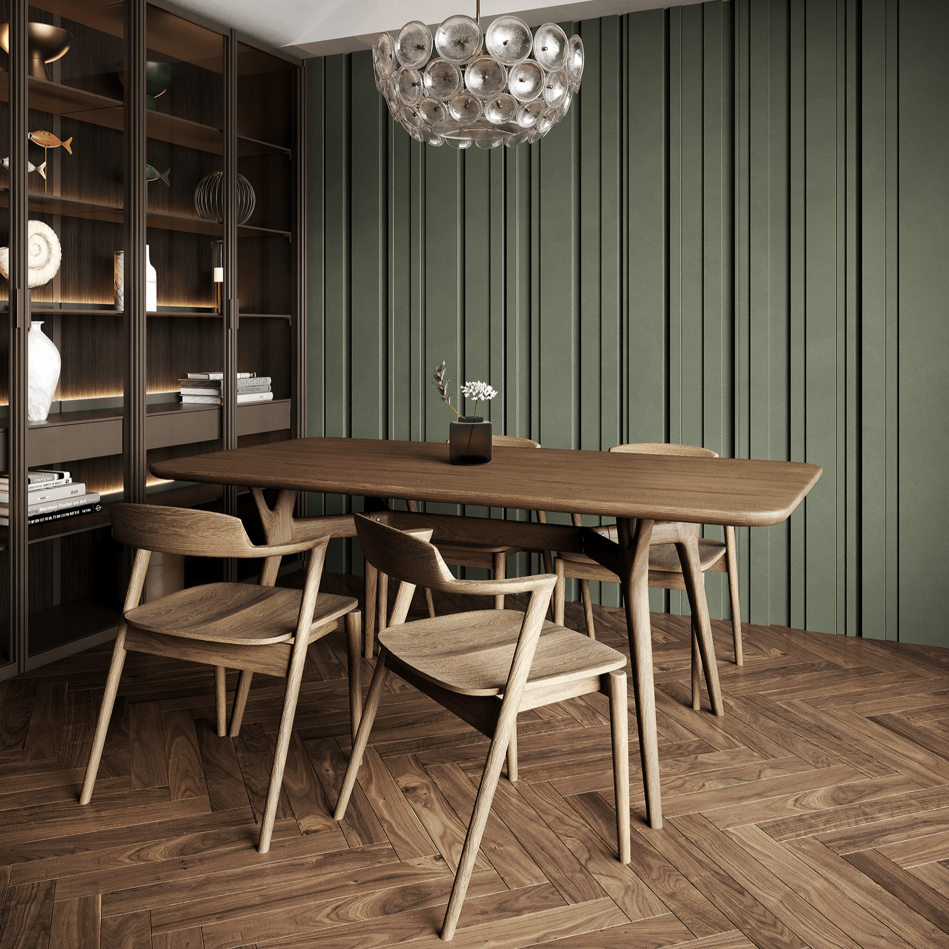 CASPIAN Modern 6 Seater Dining Table