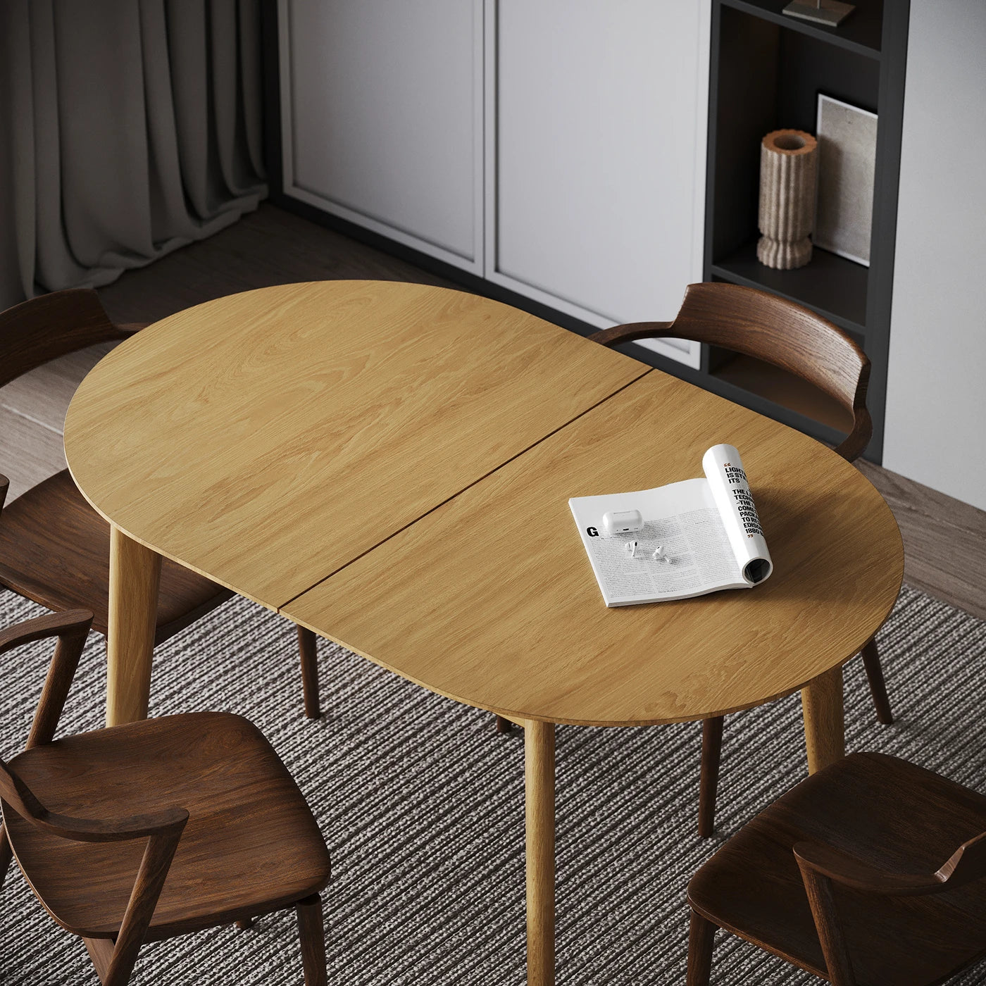 CASPIAN Elegant Wooden Dining Table