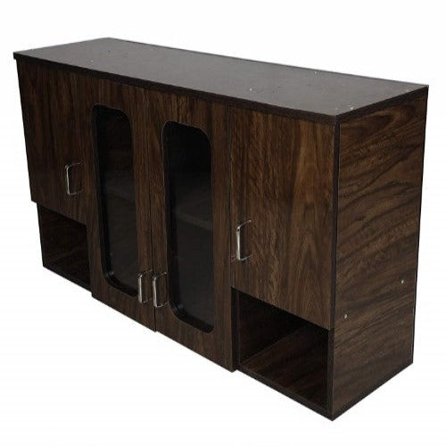 Royal Plum Wood Finish Kitchen Cabinet (Brown)