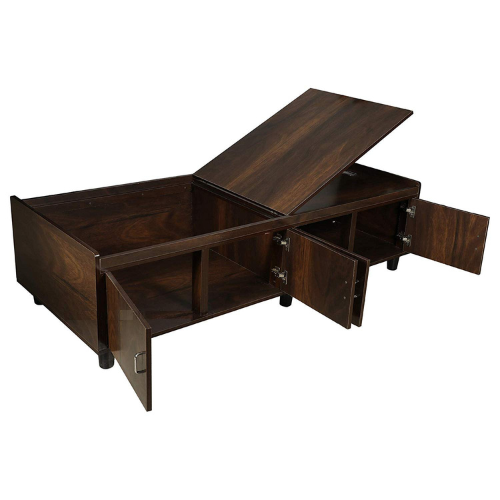 Caspian Furniture Single Bed/Diwan (Jungle Wood Finish , Brown)