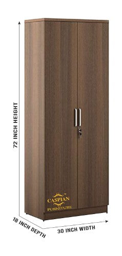 Wooden Cupboard with Shelves & Drawer|| Home Storage Cabinet Engineered Wood 2 Door Wardrobe
