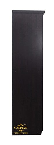 Black Wenge 2 Door Wardrobe with 2 Drawers and 4 Shelves | Wardrobe for Bedroom for Clothes and Storage