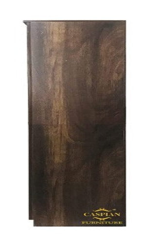 Junglewood Texture 2 Door Wardrobe/Cupboard with 6 Shelves | Wardrobe ...
