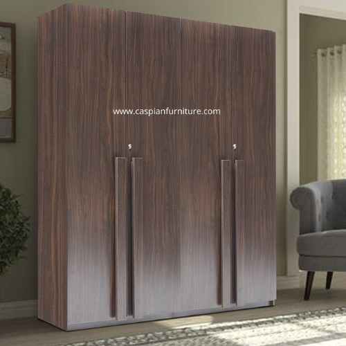 4 Door Wardrobe for Bedroom with Shelves and Hanging Space | 4 Door Wardrobe for Clothes Wooden Furniture |